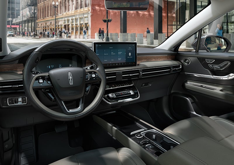 The interior dashboard of 2024 Lincoln Corsair® SUV is shown here. | Parkway Lincoln in Dover OH